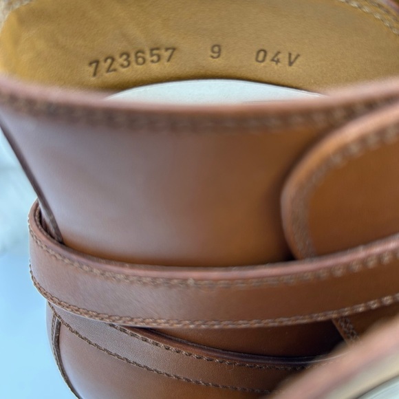 Men’s Gucci, leather ankle boots with buckle size 9 made in  Italy main image 12